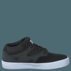 DC Shoes Kalis Vulc Mid Black/white Svart Outlet