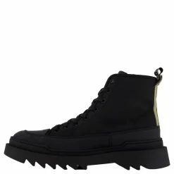 Sneaky Steve Kamiki High U Textile Black Svart Outlet