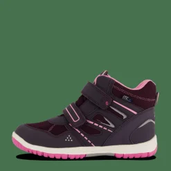 Leaf Kasuri Burgundy Lila New