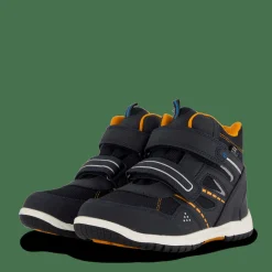 Leaf Kasuri Navy/orange Blå Outlet