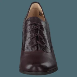 Clarks Kaylin Ida Burgundy Combi Svart Clearance