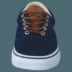 Polo Ralph Lauren Keaton Canvas Sneaker Newport Navy / Multi PP Blå Outlet