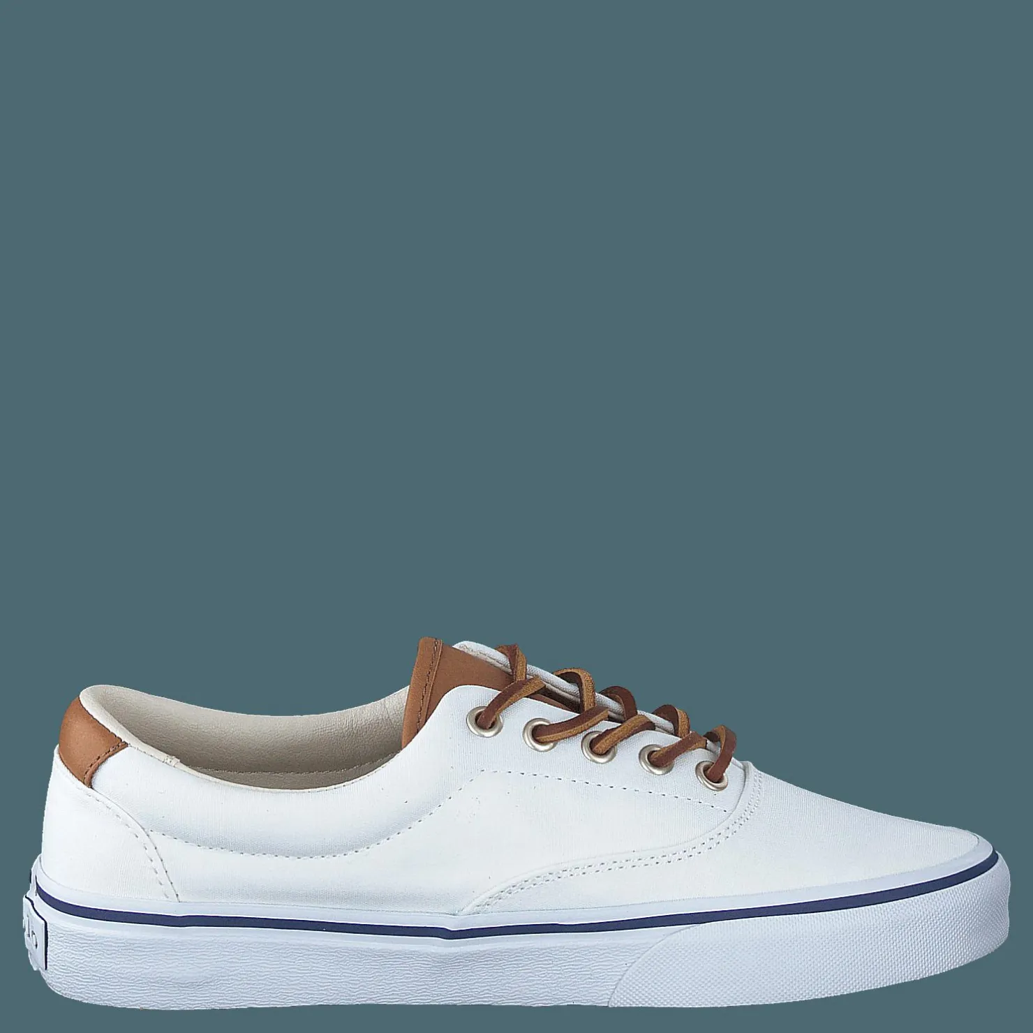 Polo Ralph Lauren Keaton Canvas Sneaker White / Multi PP Vit Discount