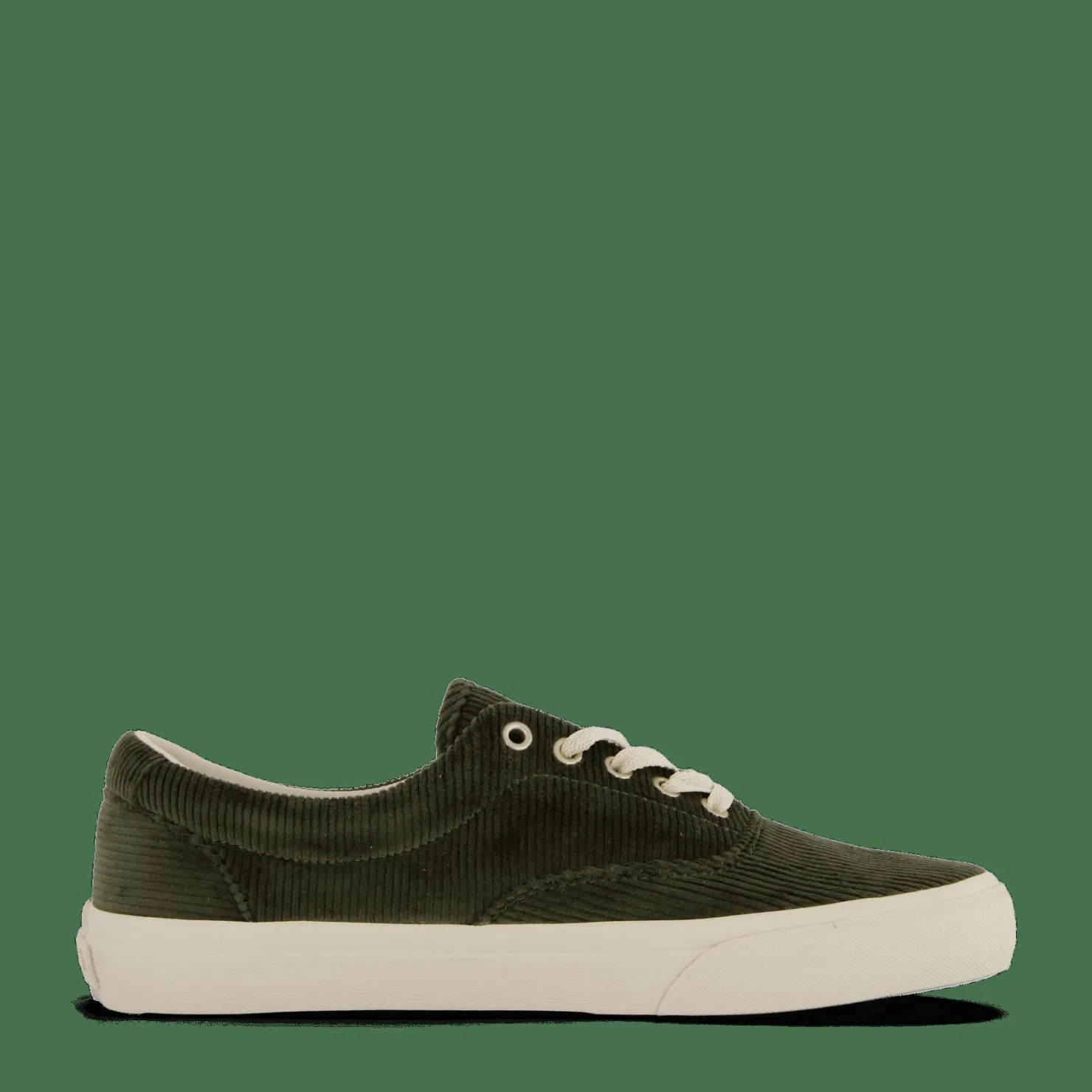 Polo Ralph Lauren Keaton Corduroy Sneaker Estate Olive Svart Hot
