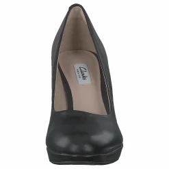Clarks Kendra Sienna Black Leather Svart Discount