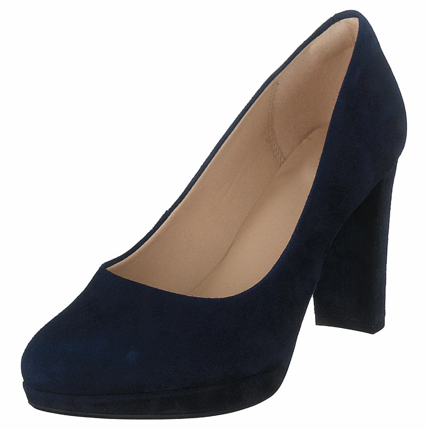Clarks Kendra Sienna Navy Suede Blå