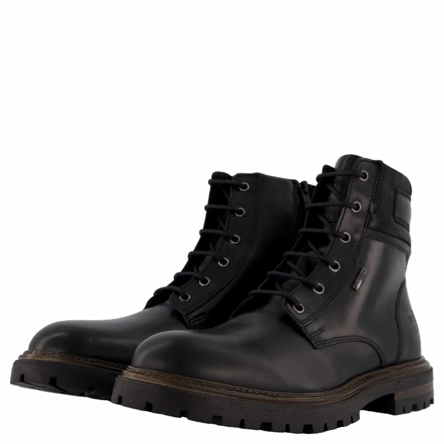 Harry Hern Kim Black Leather Svart Hot