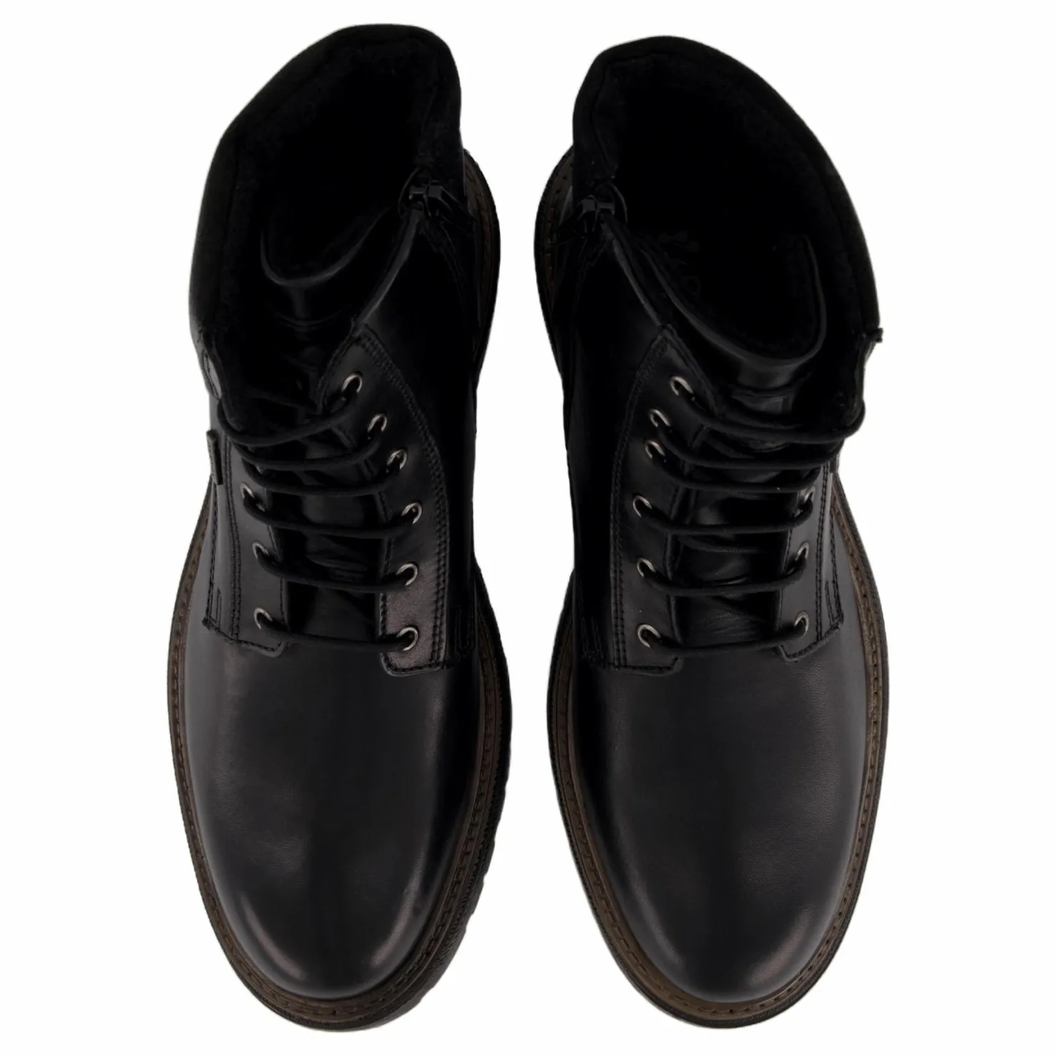 Harry Hern Kim Black Leather Svart Hot