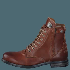 Sneaky Steve Kingdom Leather Cognac Brun Discount