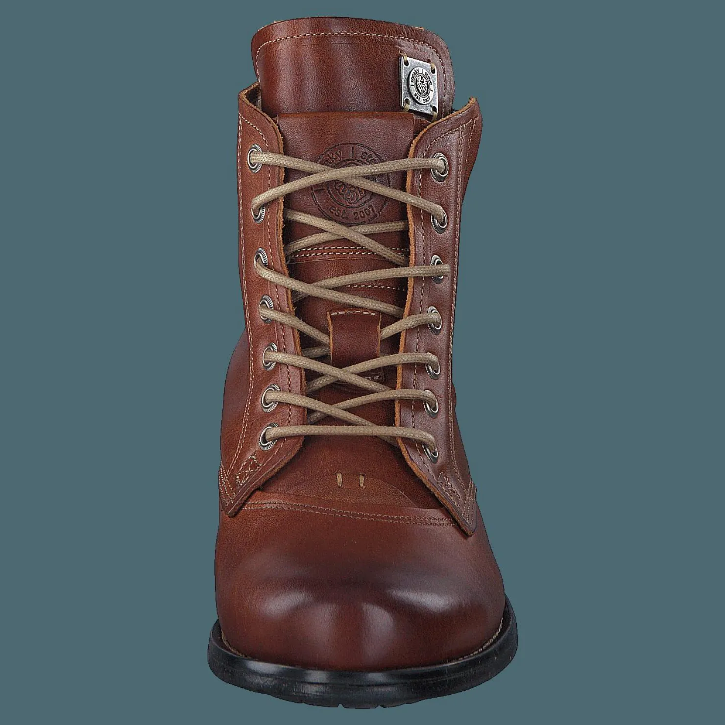 Sneaky Steve Kingdom Leather Cognac Brun Discount