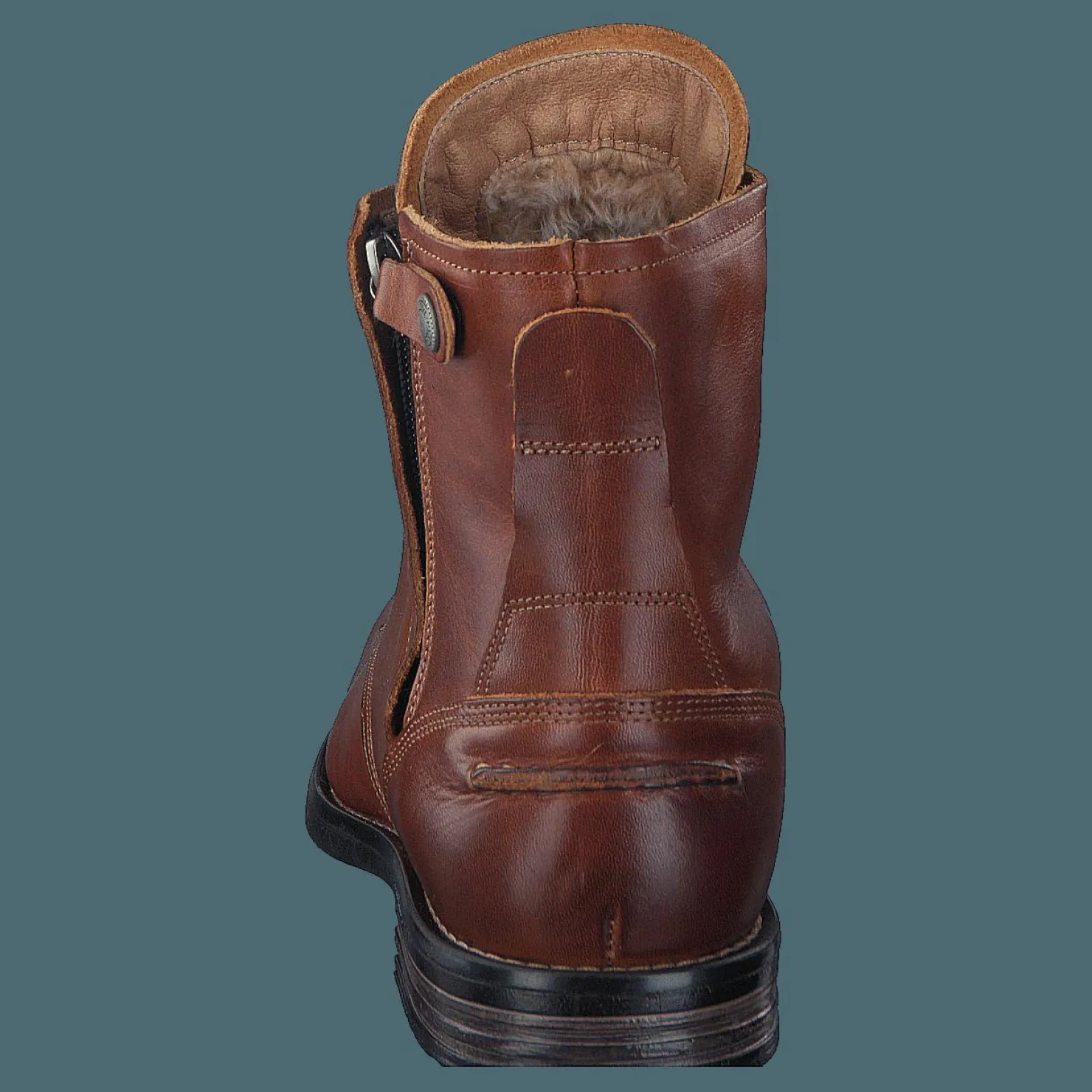 Sneaky Steve Kingdom Leather Cognac Brun Discount