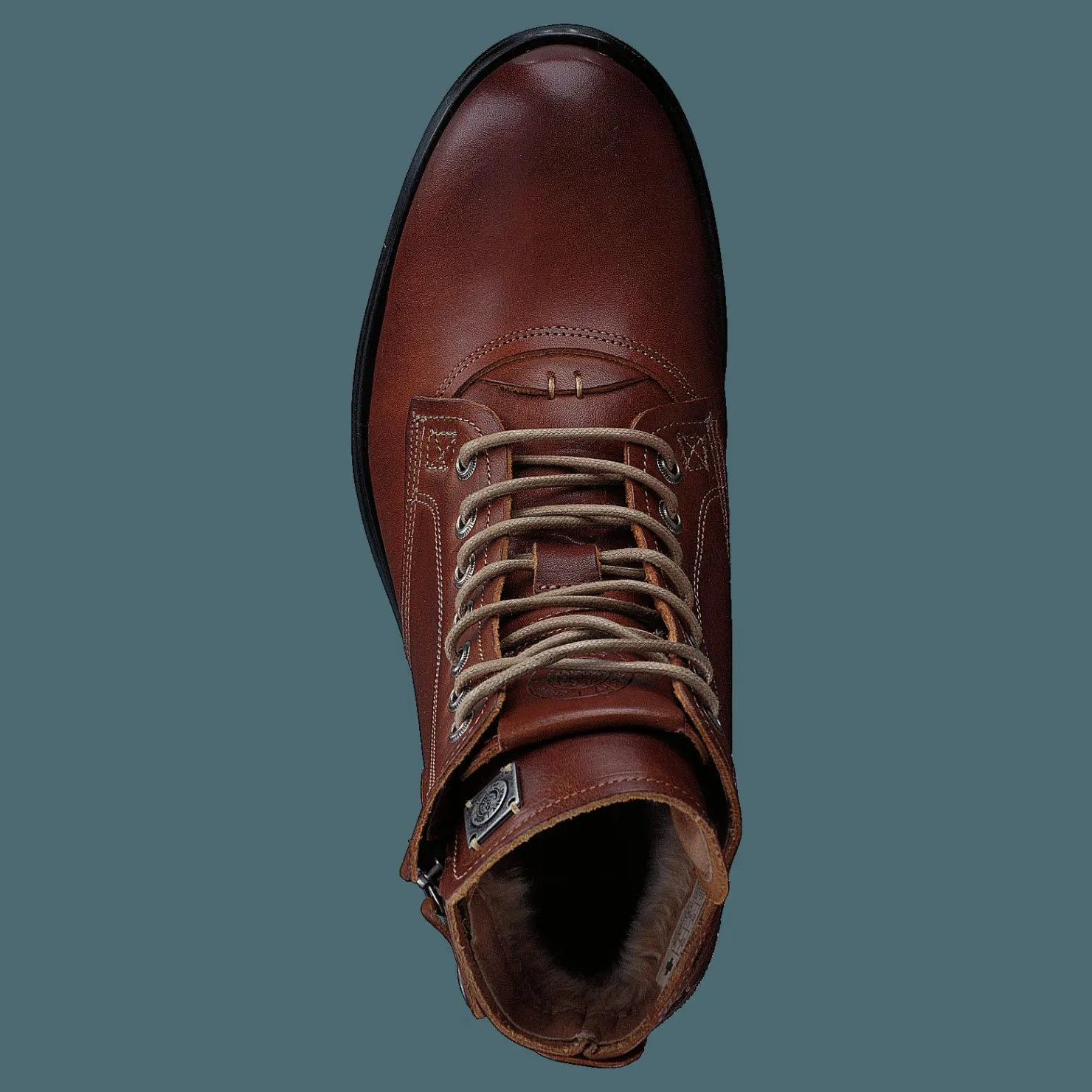 Sneaky Steve Kingdom Leather Cognac Brun Discount