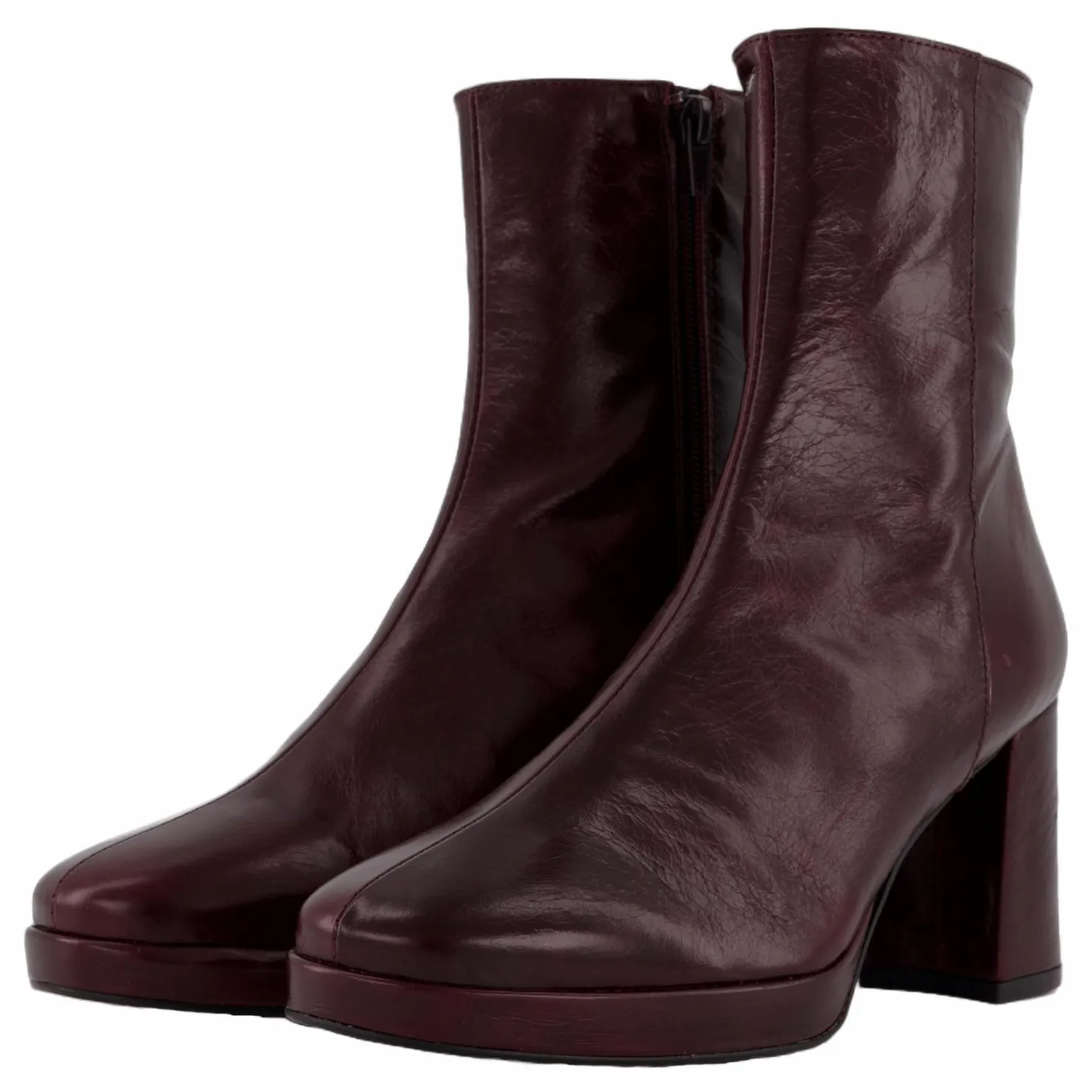 Shoe Biz Kitt Burgundy Röd Hot