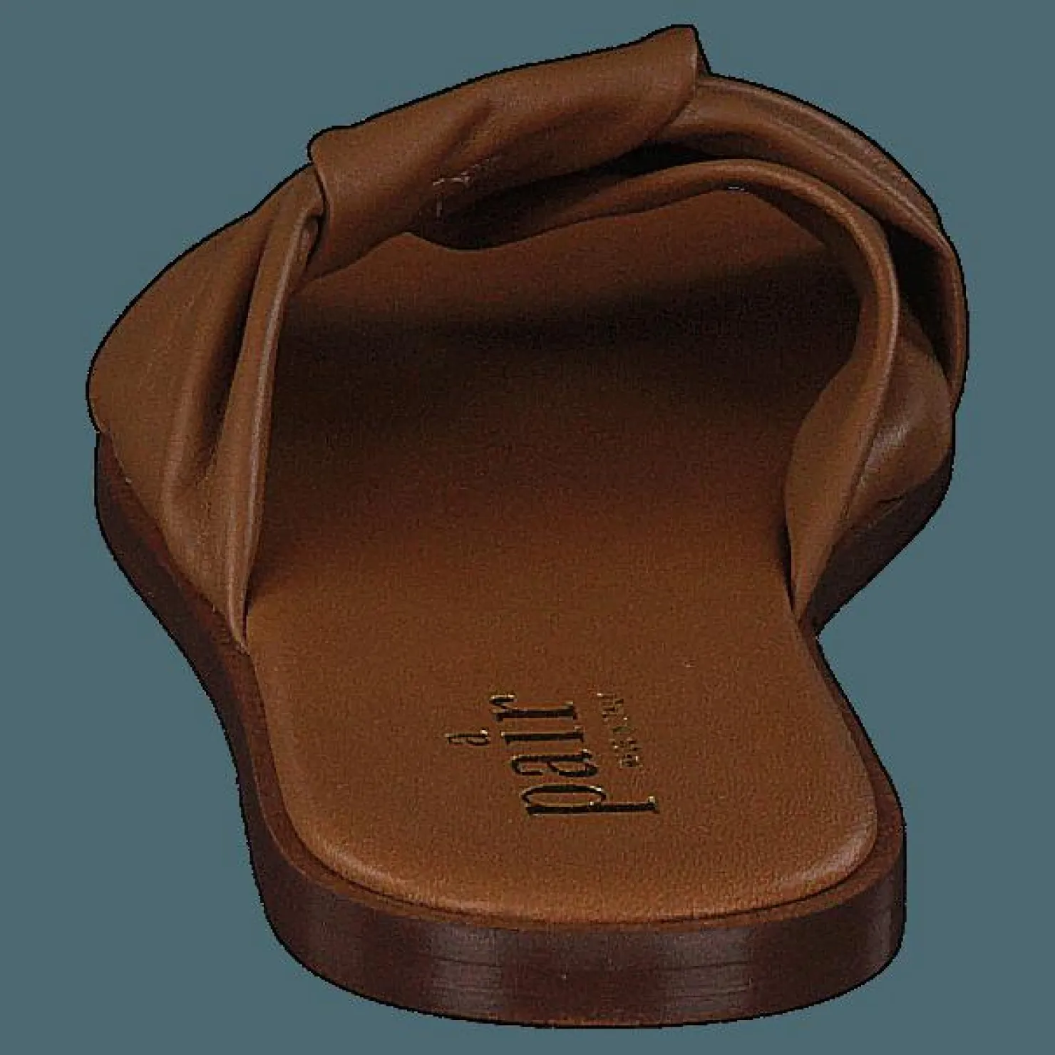 A Pair Knot Soft Sandal Cognac Brun Discount