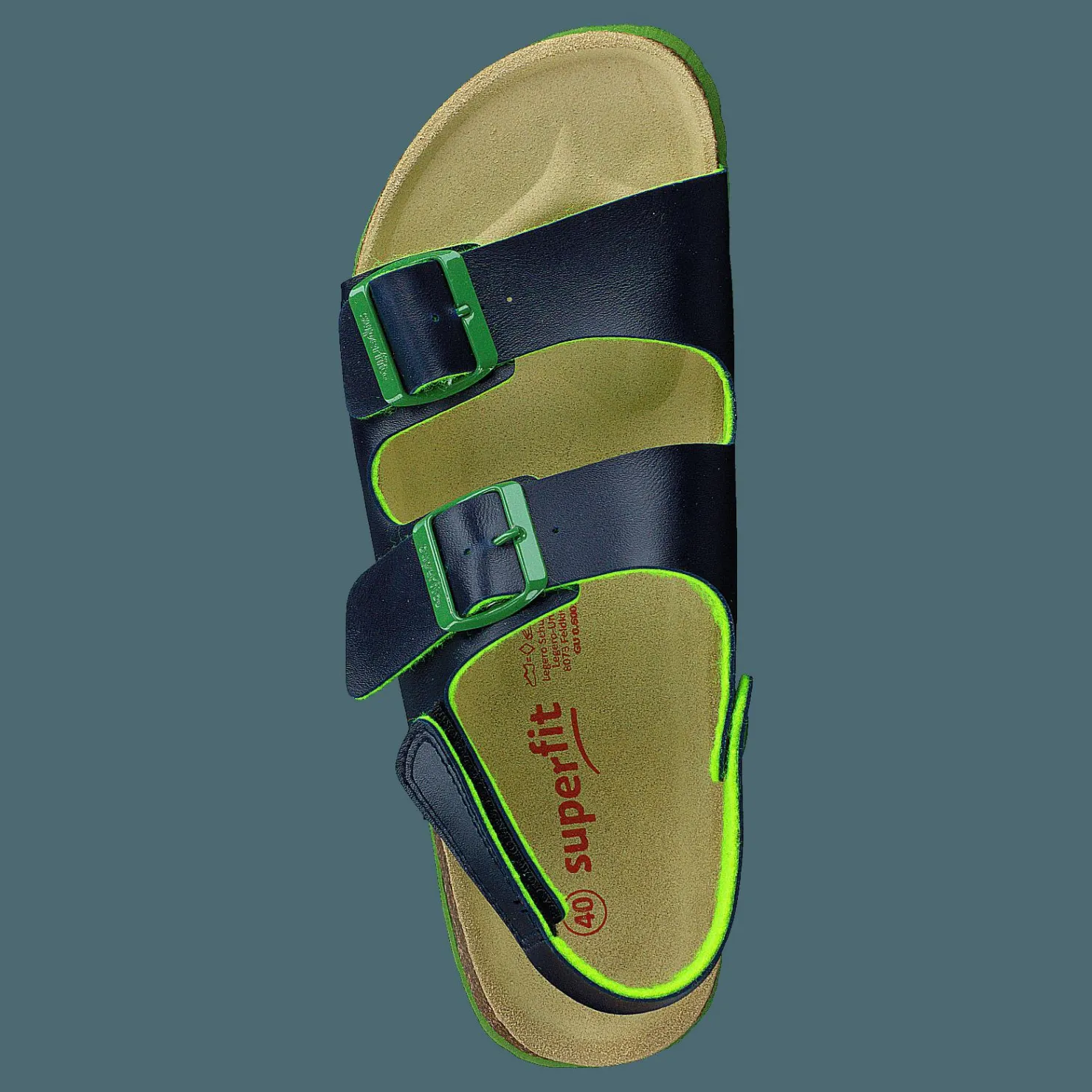 Superfit Korkis Sandal Back-strap Blue Brun och Blå Online