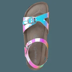 Superfit Korkis Wave Sandal Irisierend Turkos och Brun Discount