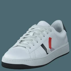Kenzo Kourt Lace Up Sneakers Medium Red Blå