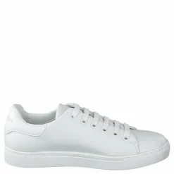 Emporio Armani Lace Up Sneaker R579 White+gold Guld och Vit New