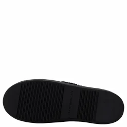 Tommy Hilfiger Lace-up Faux Shearling Snowboo Black Svart Clearance