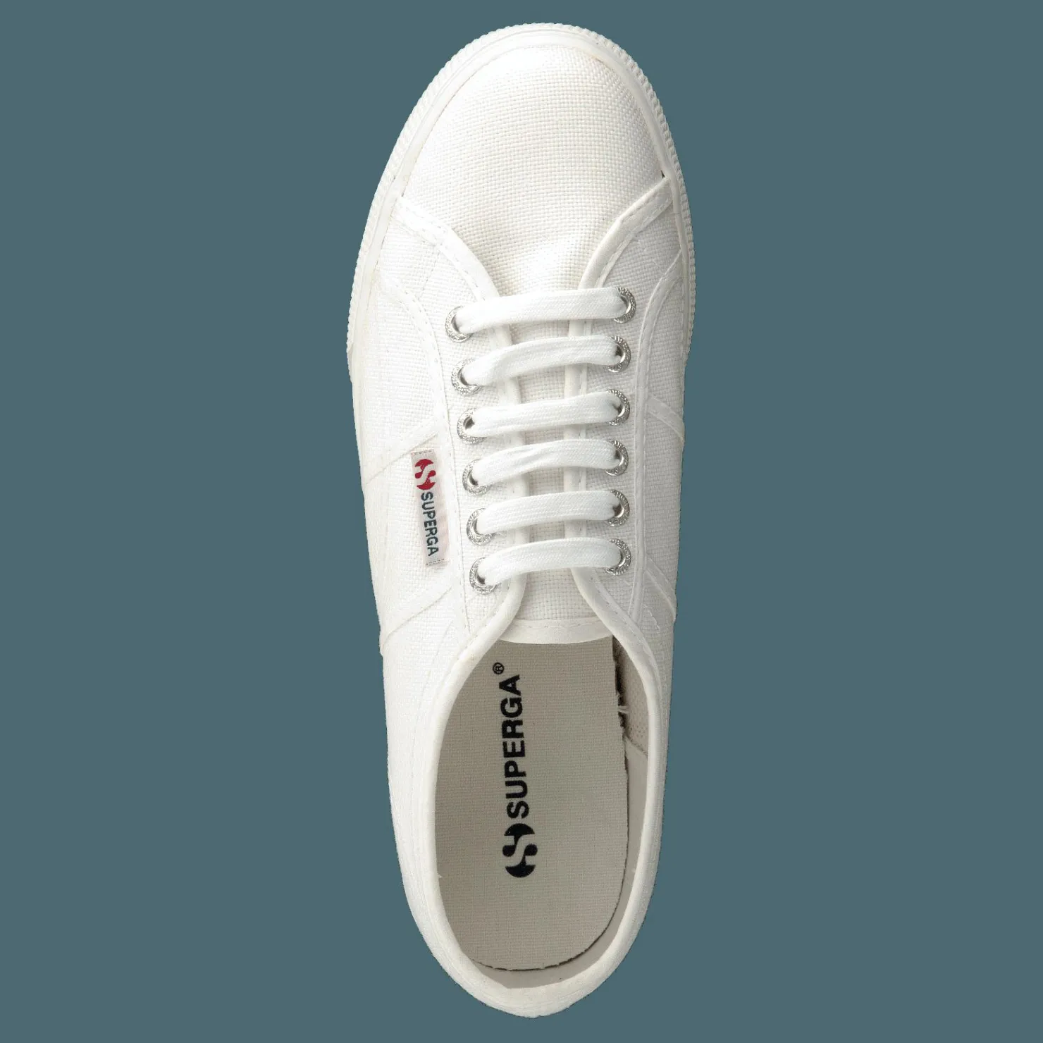 Superga Lady 2790-Cotw Linea and Down 901 white Vit Best
