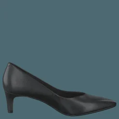 Clarks Laina55 Court Black Leather Svart