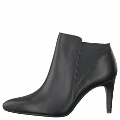Clarks Laina Violet Black Leather Grå Discount
