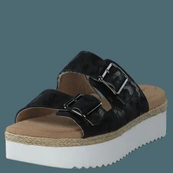 Clarks Lana Beach Black Interest Brun och Svart Best