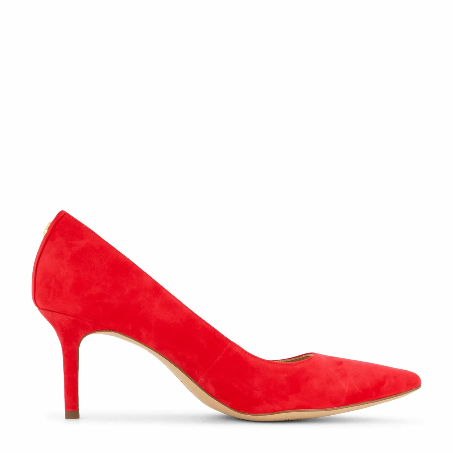 Lauren Ralph Lauren Lanette Suede Pump Martin Red Röd Outlet
