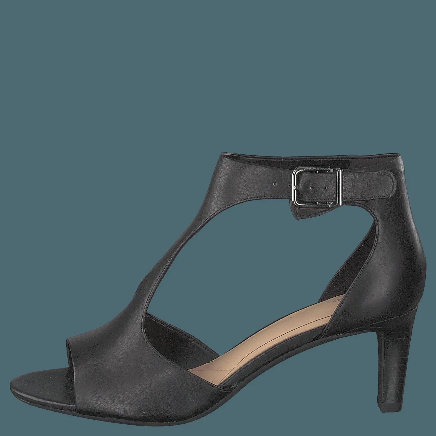 Clarks Laureti Star Black Leather Svart Sale