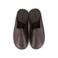 Hush Puppies Leather Slipper Brown Brun Best