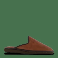 Hush Puppies Leather Slipper Cognac Brun Online