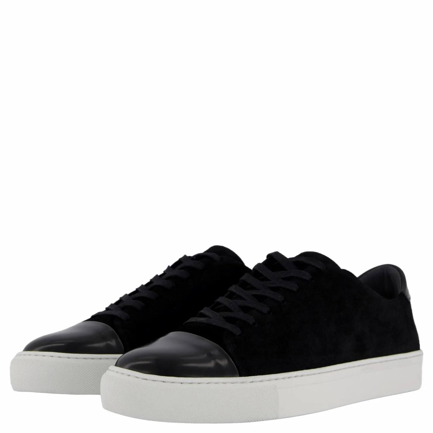 Sneaky Steve Lescape Suede Shiny Black Svart Online