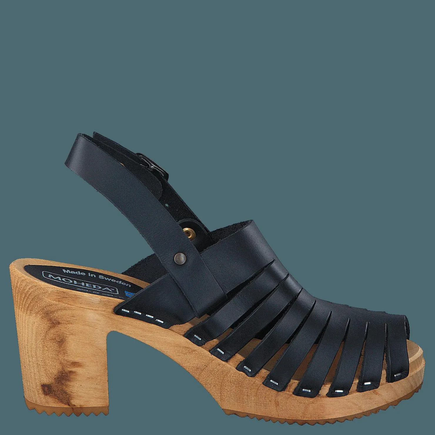 Mohedatoffeln Linda Pull Up Black Svart Discount