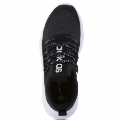 adidas Lite Racer Adapt 5.0 Slip-On Lace Shoes Core Black / Cloud White / Carbon Svart Outlet