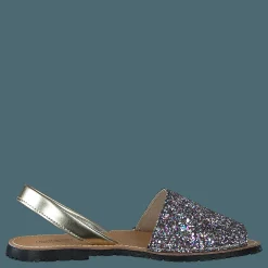 Mohedatoffeln Liza Glitter Guld, Silver och Metallisk New