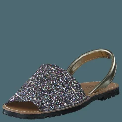 Mohedatoffeln Liza Glitter Guld, Silver och Metallisk New