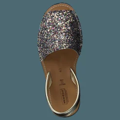 Mohedatoffeln Liza Glitter Guld, Silver och Metallisk New