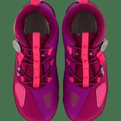 Affenzahn Low Boot Vegan Trail Flamingo Pink och Purple Outlet