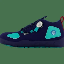 Affenzahn Low Boot Vegan Trail Octopus Blue