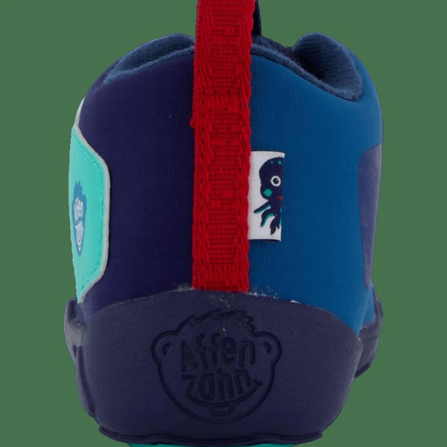 Affenzahn Low Boot Vegan Trail Octopus Blue
