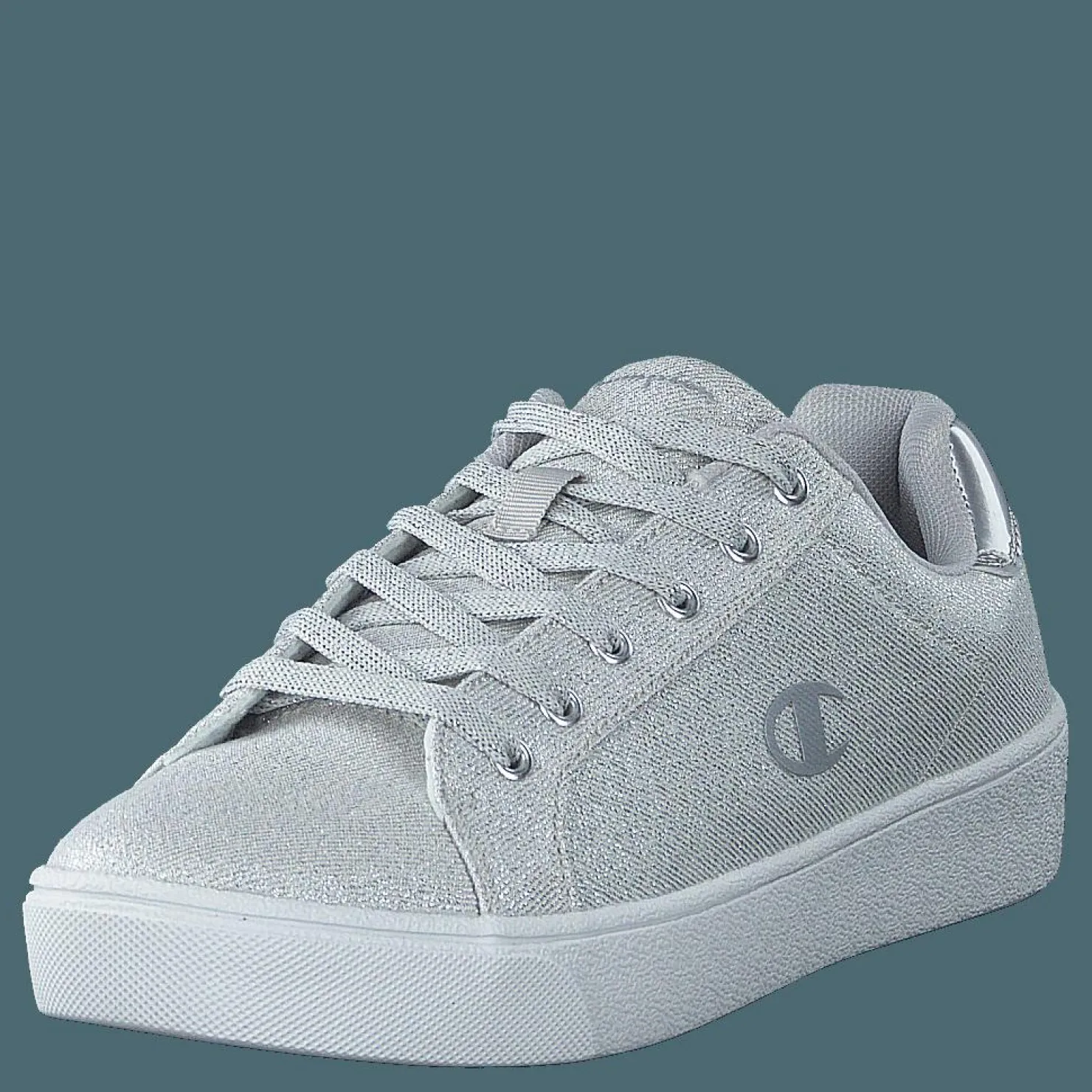 Champion Low Cut Shoe Alex Canvas Glitt Papyrus Grå New