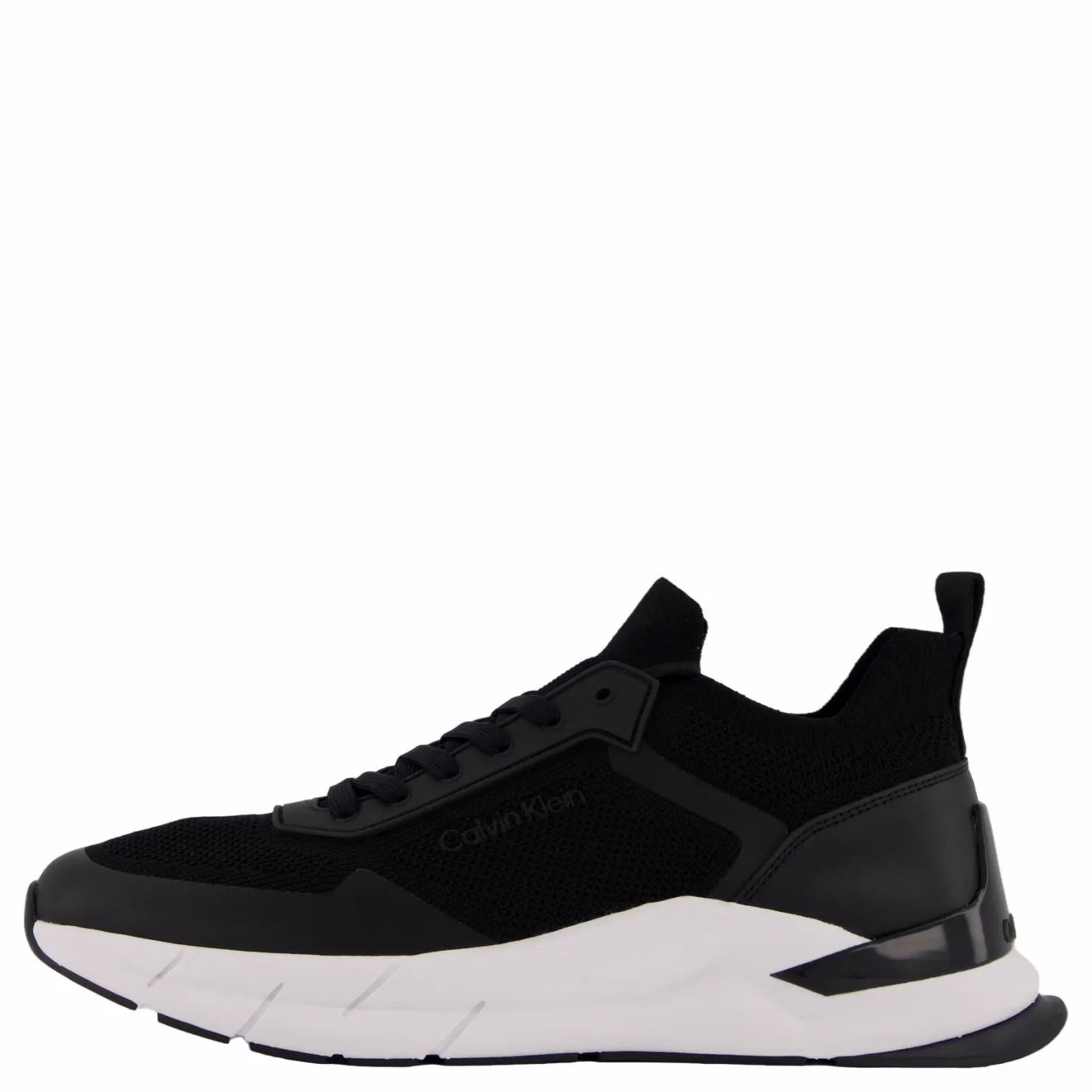 Calvin Klein Low Top Lace Up Mix Ck Black Svart Sale