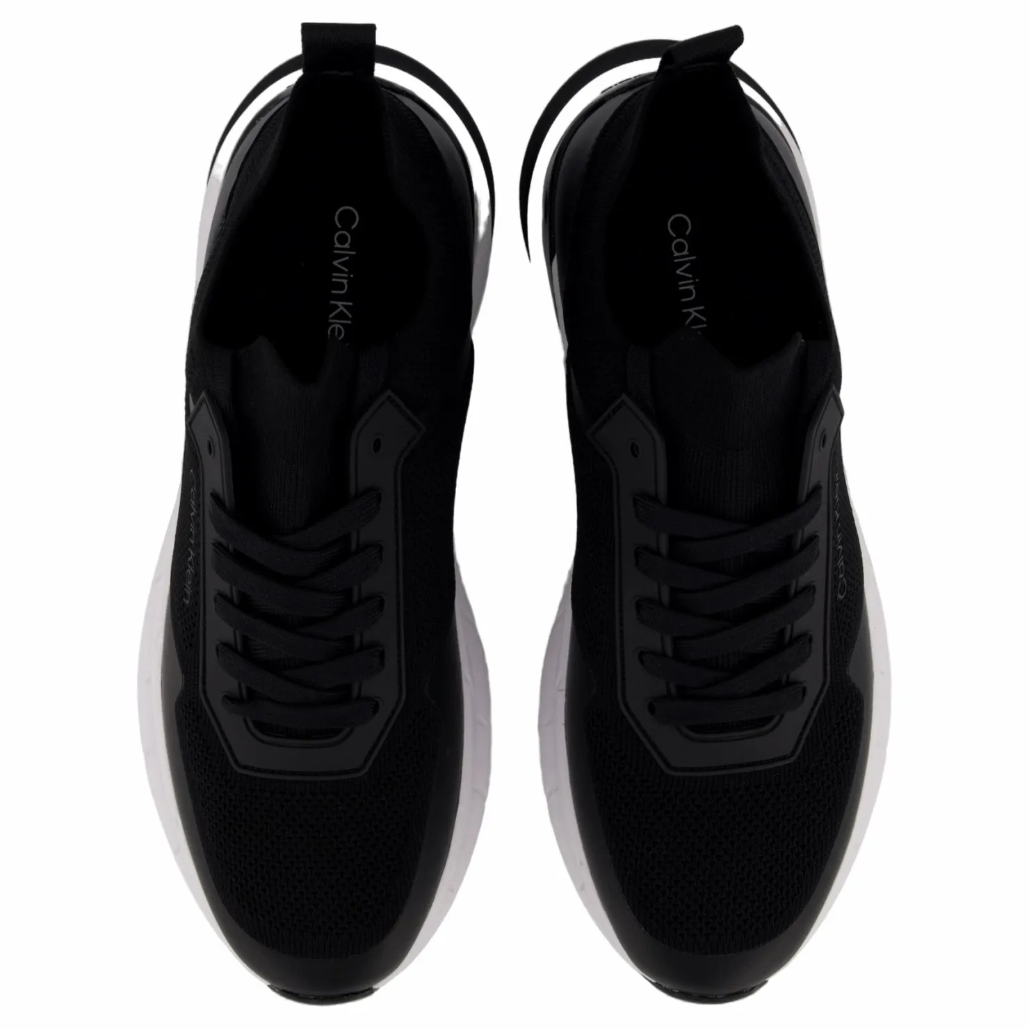 Calvin Klein Low Top Lace Up Mix Ck Black Svart Sale