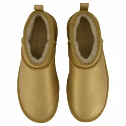 Colors of California Lowboot Plateau Metallic Tan Gold Discount