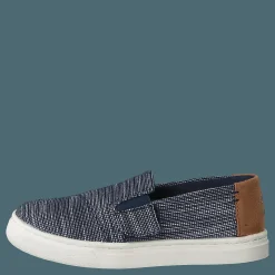 Toms Luca Tiny Navy Striped Chambray Blå