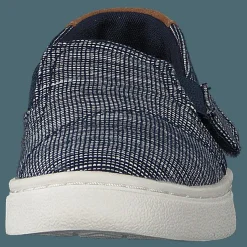 Toms Luca Tiny Navy Striped Chambray Blå
