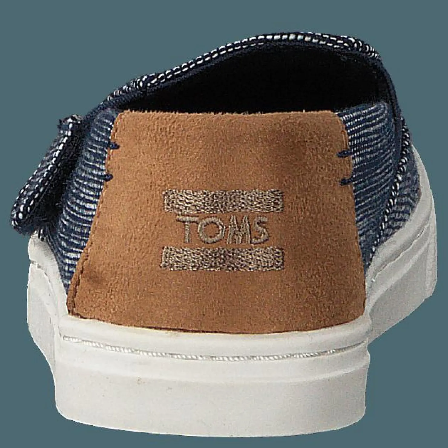 Toms Luca Tiny Navy Striped Chambray Blå