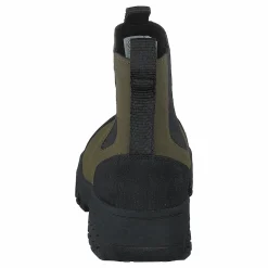 Woden Magda Rubber Track Boot Dark Olive/black Grön Discount
