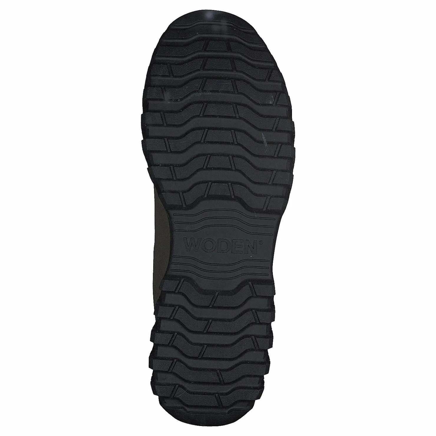 Woden Magda Rubber Track Boot Dark Olive/black Grön Discount