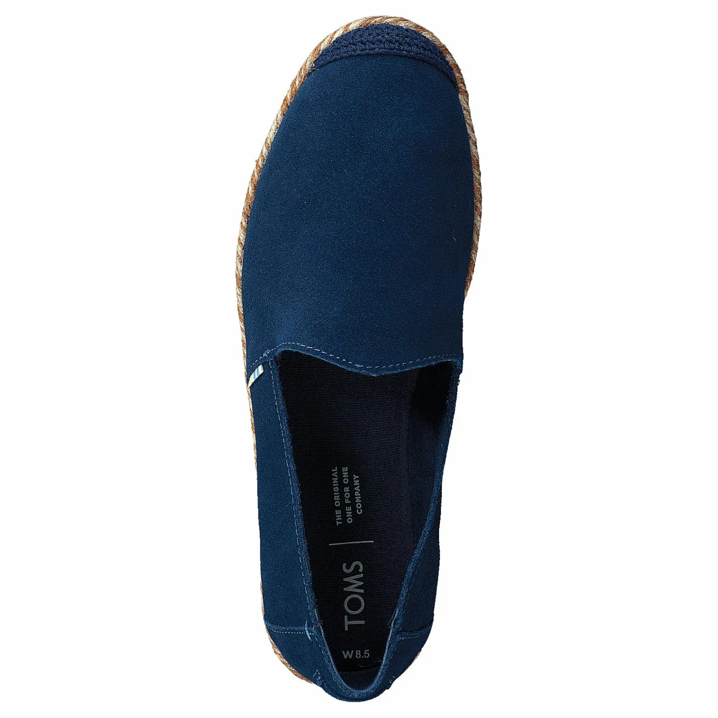 Toms Majolica Blue Suede Wm Pismo E Blue Blå Best